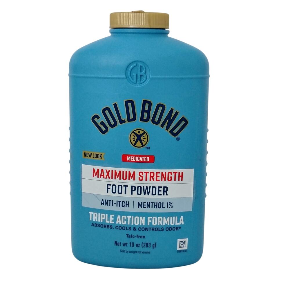Gold Bond Maximum Strength Foot Powder Talc Free 10 oz. EXP 05/25 SEALED
